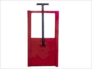 手提式鑄鐵鑲銅閘門